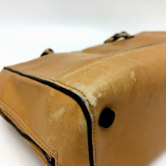 CHANEL CC Mark Chain bag Shoulder Bag Calf leather Brown/Black/GoldHardware - Picture 7 of 16